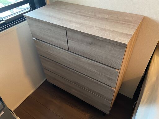 ISSEIKI BASIC PLUS グレー ISSEIKI BASIC PLUS-26 LIVING CHEST 60 (H88) (OK-GRAY