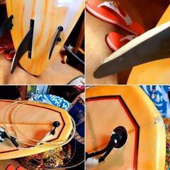 CARDIFF カーディフ サーフボード ファンボード フィン・リーシュコード付き サーフィン　/TJ-0516 U