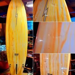 CARDIFF カーディフ サーフボード ファンボード フィン・リーシュコード付き サーフィン　/TJ-0516 U