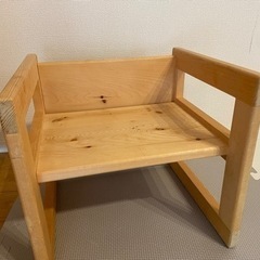 木製　子供椅子（2脚で1500円）