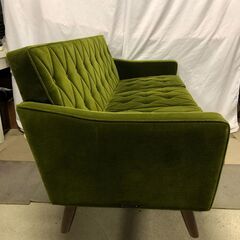 カリモク60 karimoku ロビーチェア 3シーター モケットグリーン ソファ ミッドセンチュリー
