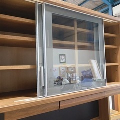 食器棚　木製　【i1-0926】