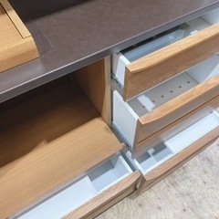 食器棚　木製　【i1-0926】