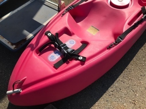 【交渉可/直接引き取り限定】◆MALIBU◆オーシャンカヤック◆ パドル付き◆画像で判断できる方限定◆ Malibu Ocean Kayak カヤック ボート