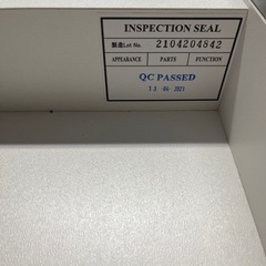 【さらに値下げました】大型キッチンボード　キッチン棚　エナメルホワイト　ファニチャー