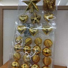 ＩＫＥＡ　クリスマスツリーの飾り　オーナメント　ゴールド　イケア