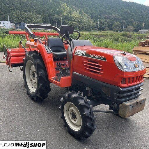 日立 トラクター TZ24 129時間 24馬力 倍速ターン 自動水平 PTO逆転 ロータリー TS5Z クボタ KT24 OEMモデル 取扱説明書 中古品