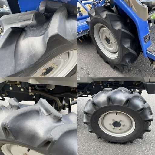 イセキ トラクター TH213-B 212時間 21馬力 PTO逆転 倍速ターン 自動水平 パワステ ロータリー ARH1403 安全フレーム 中古品