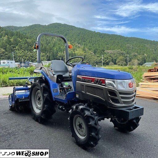 イセキ トラクター TH213-B 212時間 21馬力 PTO逆転 倍速ターン 自動水平 パワステ ロータリー ARH1403 安全フレーム 中古品