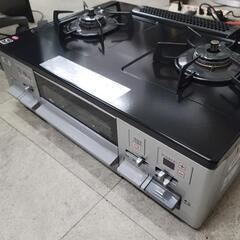 人気商品】ノーリツ LP専用 左強火プロパンガスコンロ NW61QVL 中古 