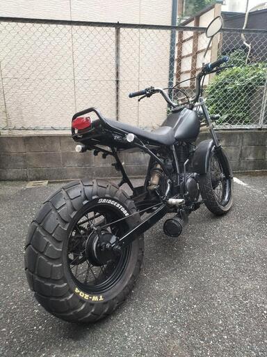 機関上☆早い者勝ち☆TW200改☆マット黒☆激渋☆