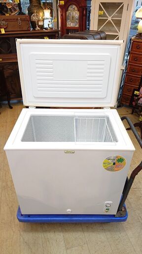 Abitelax ノンフロン冷凍庫 ACF-102R 上開き 1ドア冷凍庫 冷凍