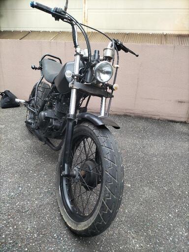 機関上☆早い者勝ち☆TW200改☆マット黒☆激渋☆