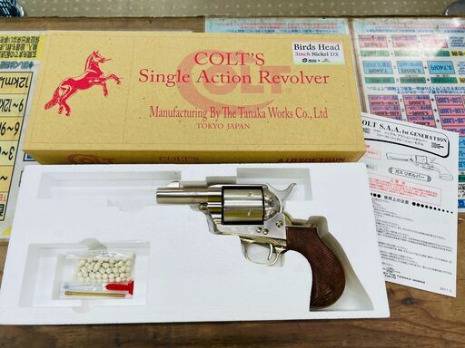 タナカ COLT SAA 1st 3inch Birds Head ガスガンの画像
