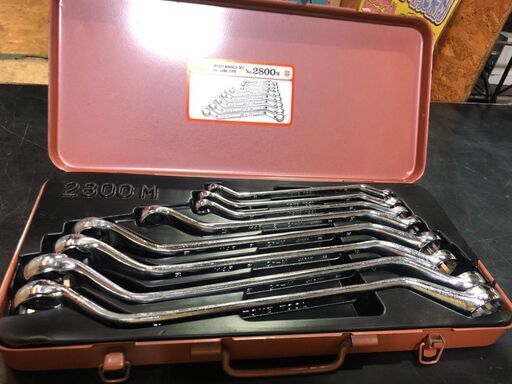 【愛品館市原店】TONE 2800ロングめがねレンチセット 45°