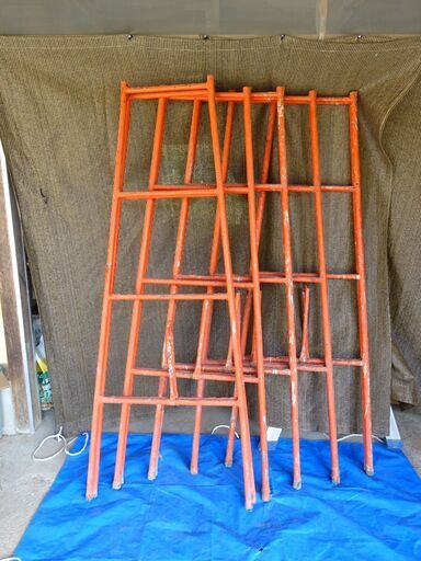 脚立（鋼製脚立）　5台セット　作業用　中古品 脚立（鋼製脚立） 5台セット 作業用 中古品