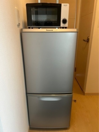 パナソニック　138ℓ 冷蔵庫　＆オーブントースター