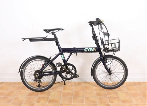 I07 BRIDGESTONE CYLVA ブリヂズトン シルヴァ SHIMANO シマノ 折り畳み自転車 6段変速 20インチ