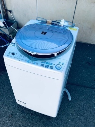 ET80番⭐️8.0kg⭐️ SHARP電気洗濯乾燥機⭐️