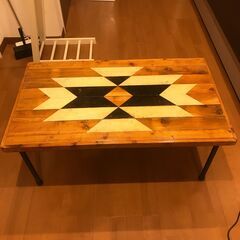 木製ローテーブル（食卓、座卓、ソファーテーブル、リビング）