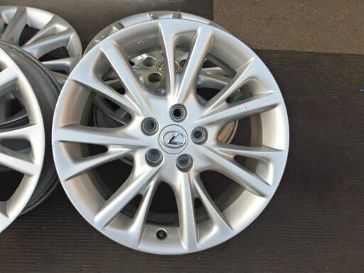 決まりました。レクサス HS 純正アルミホイール 4本 18インチ 18×7.5J+ 