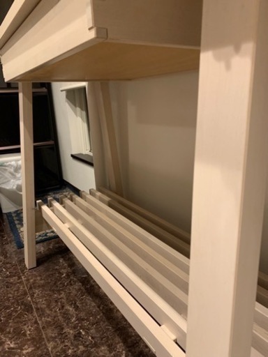 IKEA(イケア) カウンターテーブル　(NORRAKER サイドボード, ホワイト バーチ )