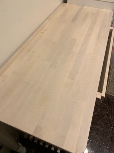 IKEA(イケア) カウンターテーブル　(NORRAKER サイドボード, ホワイト バーチ )
