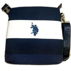 【U.S. POLO ASSN】ワイドボーダー　スクエアショルダ...