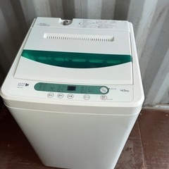 No.1532 ヤマダ電機　4.5kg洗濯機　2016年製…