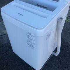 Panasonic 全自動洗濯機 エコナビ NA-FA80H3 8kg 2016年製 J09106