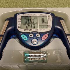 【未使用】オムロン 体脂肪計 ブルー HBF-306-A