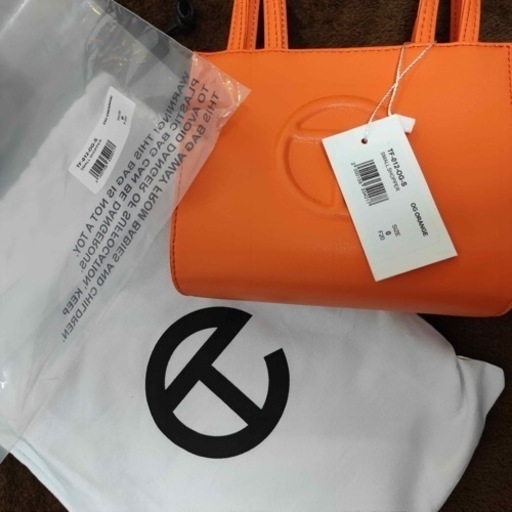 カラーTELFAR shopping bag M オレンジ 新品【正規品】テルファー