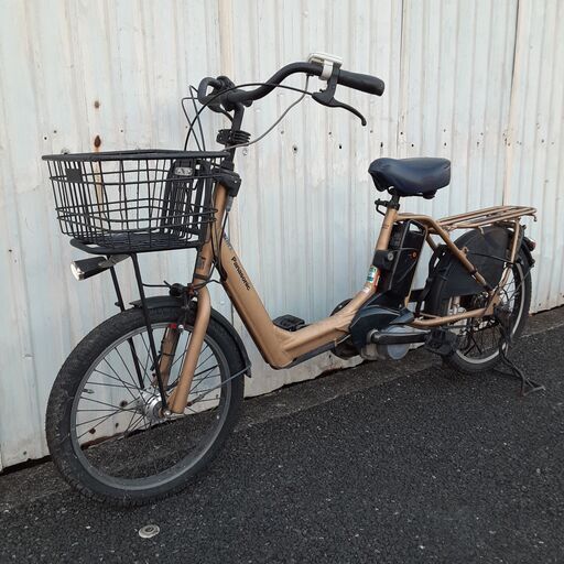 R4143電動アシスト自転車　2014年パナソニック　Gyutto Annys 充電器　バッテリー　鍵1本付き　電動自転車
