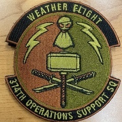 在日米空軍気象部隊ワッペン　Weather combat 