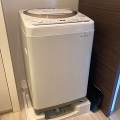 東芝 洗濯機 2015年製 AW-6D2(W)