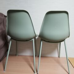 LOWYA ダイニングチェア 2脚セット 直接引き取り歓迎