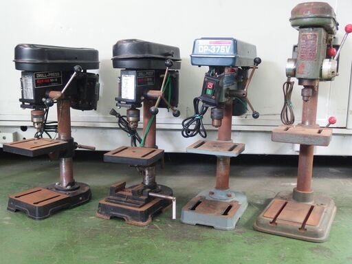 DRILL-PRESS　卓上ボール盤　SD-132　2台　DP-375V　1台　ESD250　1台　合計4台　ジャンク