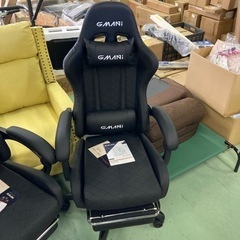 ゲーミングチェア　GMANi  GM086  ブラック　フット付き　No.8