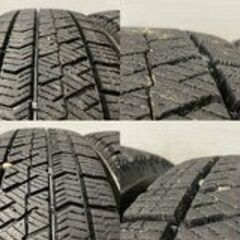 バランス調整済み【BS BLIZZAK VRX2 155/65R14】スタッドレス【CLIMATE 14インチ 4.5J4HPCD100+43】17年製 バリ溝　(VTN649ITO)クレジットカード QRコード決済可能