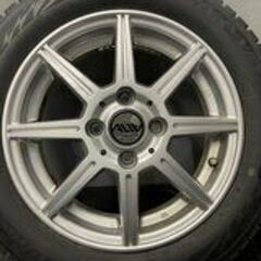 バランス調整済み【BS BLIZZAK VRX2 155/65R14】スタッドレス【CLIMATE 14インチ 4.5J4HPCD100+43】17年製 バリ溝　(VTN649ITO)クレジットカード QRコード決済可能
