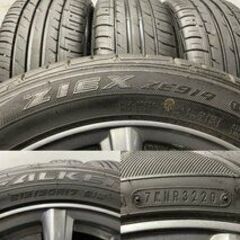 【FALKEN ZIEX ZE914 215/50R17】夏タイヤ【WAREN PR10 17インチ 7J5HPCD114.3+38】20年製 バリ溝 プリウスα等　(VTD604)クレジットカード QRコード決済可能 FALKEN（ファルケン） FALKEN ZIEX ZE914F 215/50R17 91W サマータイヤ
