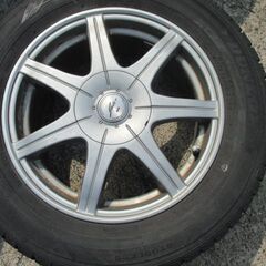 215/60R16 スタッドレスタイヤ アルミ付き ダンロップ デジタイヤ DSX-2 PCD114.3 PCD100 マルチ5穴 ③