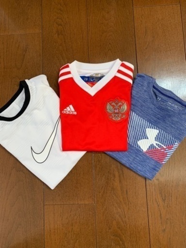 NIKE、アディダス、アンダーアーマーTシャツセット120cm
