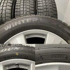 【DUNLOP WM02 215/60R17】スタッドレス【トヨタ エスティマ 純正ホイール 17インチ 7J5HPCD114.3+50】2020年製 バリ溝　(VTD603)クレジットカード QRコード決済可能 DUNLOP WM02 215/60R17】スタッドレス【トヨタ エスティマ 純正