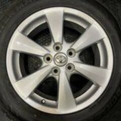 【DUNLOP WM02 215/60R17】スタッドレス【トヨタ エスティマ 純正ホイール 17インチ 7J5HPCD114.3+50】2020年製 バリ溝　(VTD603)クレジットカード QRコード決済可能 トヨタ（TOYOTA） アルファード ヴェルファイア エスティマ クルーガー