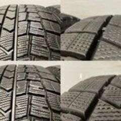 【DUNLOP WM02 215/60R17】スタッドレス【トヨタ エスティマ 純正ホイール 17インチ 7J5HPCD114.3+50】2020年製 バリ溝　(VTD603)クレジットカード QRコード決済可能 DUNLOP WM02 215/60R17】スタッドレス【トヨタ エスティマ 純正