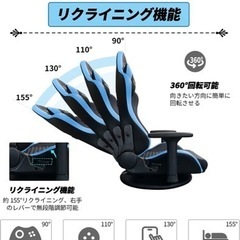 NIUBG ゲーミングチェア　座椅子　ブラック×グレー(注:カラーは写真4枚目参照)   No.12