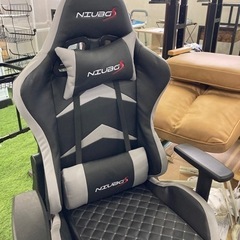 NIUBG ゲーミングチェア　座椅子　ブラック×グレー(注:カラーは写真4枚目参照)   No.12
