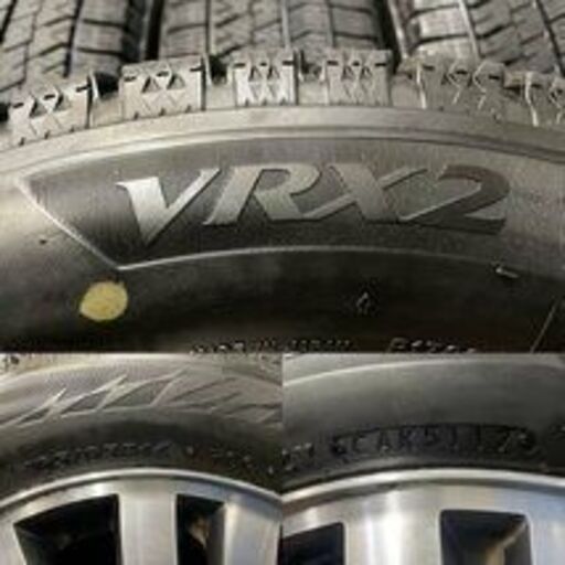 BS BLIZZAK VRX2 165/65R14】スタッドレス【三菱 デリカD:2 純正 