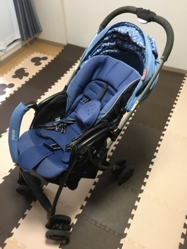 アップリカ ベビーカー フライル 水色 おまけ付き！